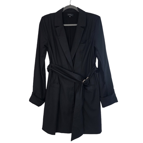 Majorelle Jacqueline Black Heart Belted Blazer Mini Dress Event Evening Occasion - Picture 4 of 16